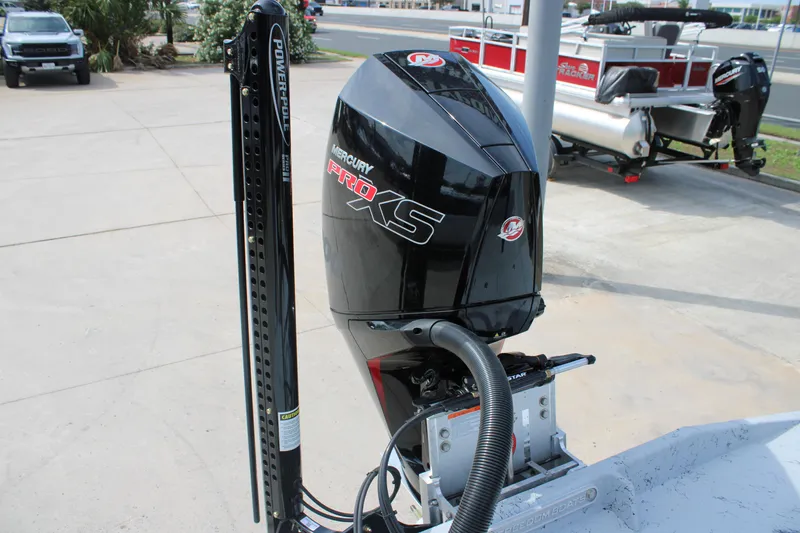 Slide: The Image of 2026 Freedom Boats 21' Commander with Mercury Pro XS engine and Power-Pole anchor system. - 5