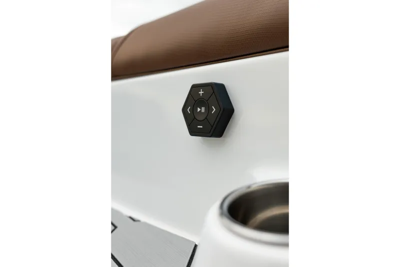 Slide: The Image of Control panel on 2026 MasterCraft NXT23 boat, featuring sleek design and functionality. - 11