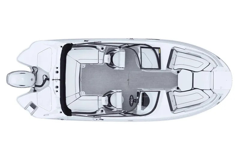 Slide: The Image of Manufacturer Provided Image: Top view of 2026 Stingray 211 DC boat, showcasing seating and layout design. - 6