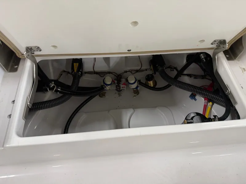 Slide: The Image of Interior view of Sportsman Masters 227 Bay Boat 2026. - 14