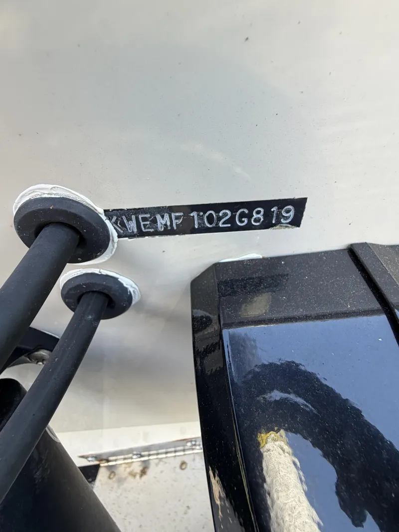 Slide: The Image of Serial number on Key West 189 FS boat, year 2019. - 15