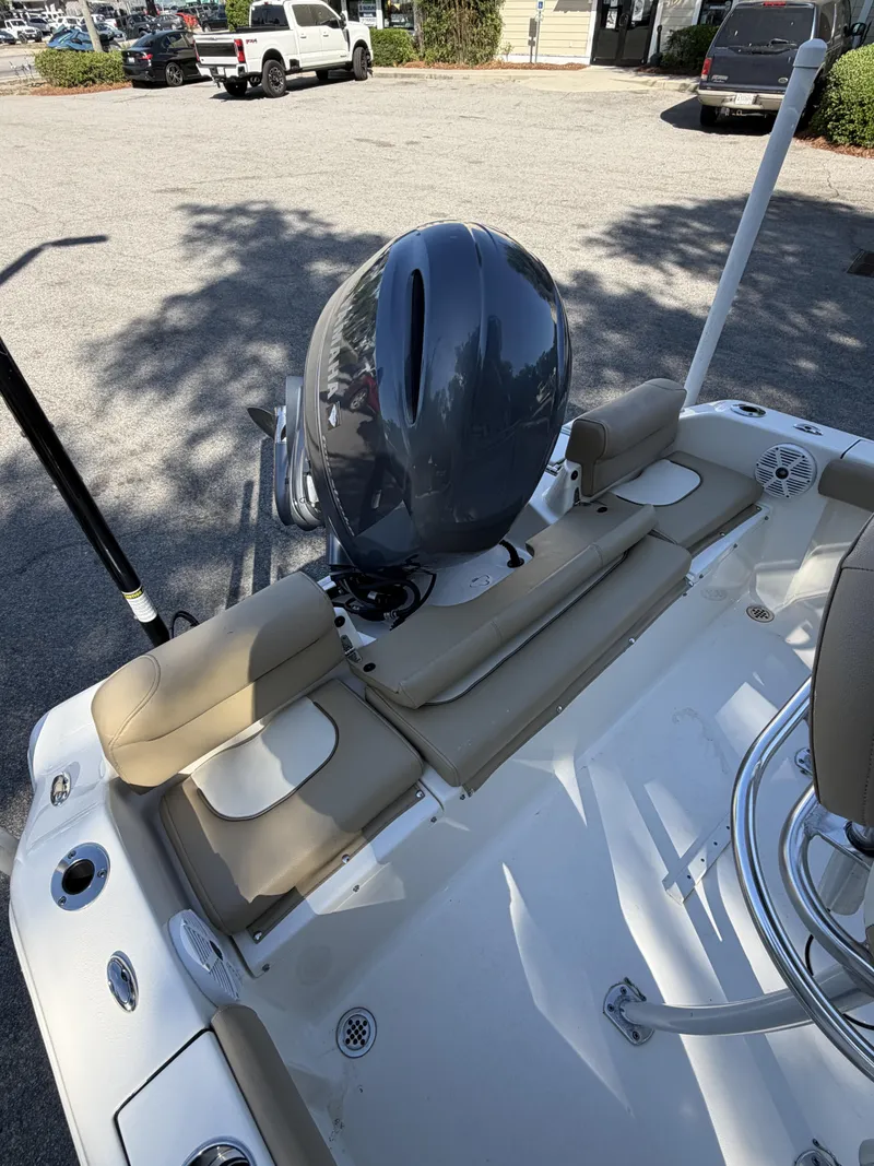 Slide: The Image of 2019 Key West 189 FS boat with outboard motor. - 6