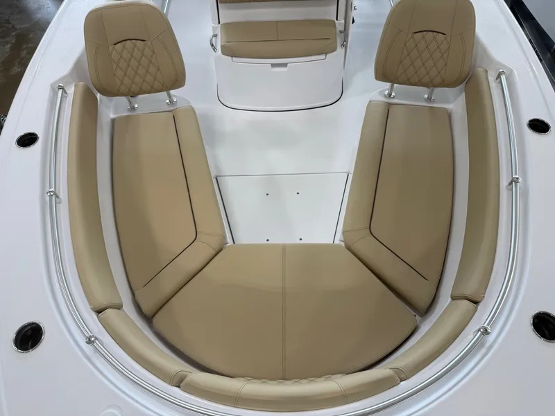 Slide: The Image of Interior view of Sportsman Heritage 261 Center Console 2026 boat. - 17