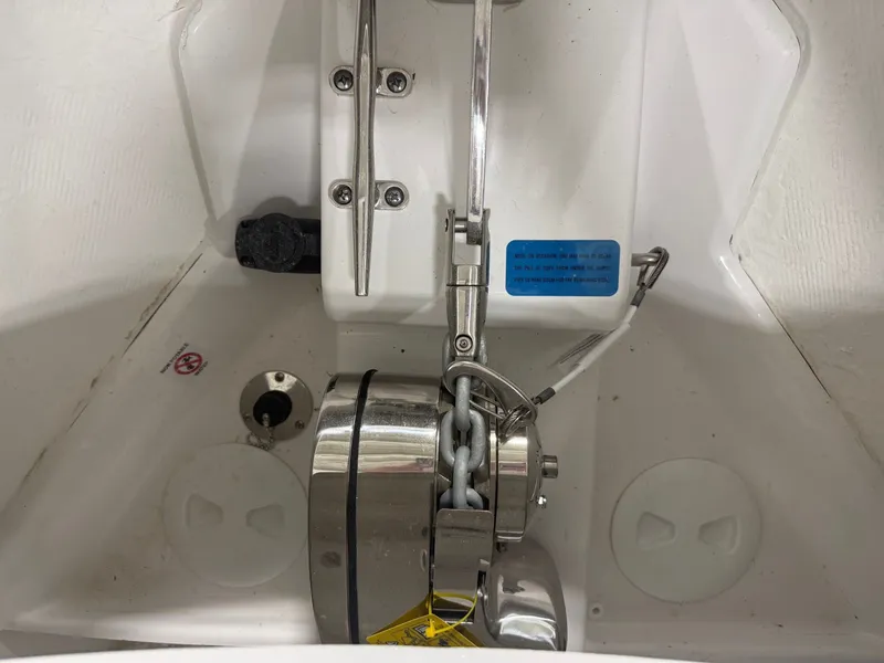 Slide: The Image of Anchor windlass on Sportsman Heritage 261 Center Console 2026. - 9