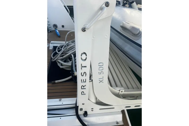 Slide: The Image of 2001 Maxum 4600 SCB Limited Edition yacht with Presto XL 500 davit system. - 7