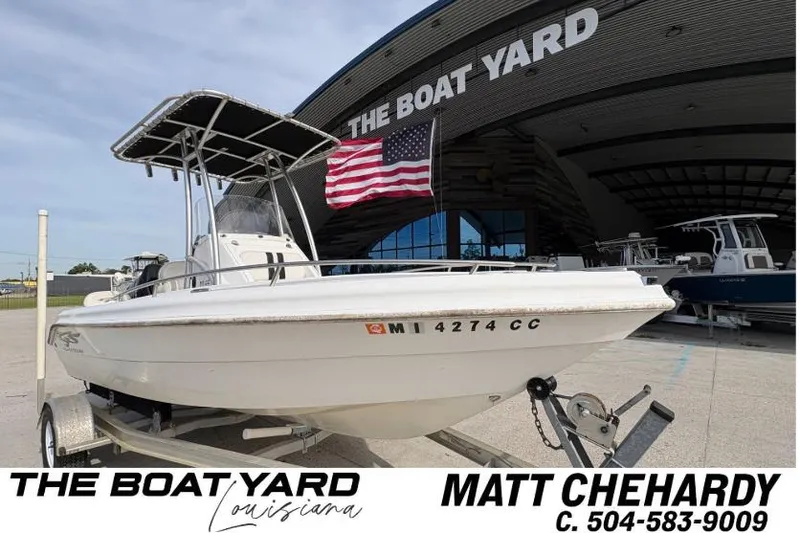 The Image of 2014 Glasstream 192 CC boat on trailer at The Boat Yard, Louisiana. - 1