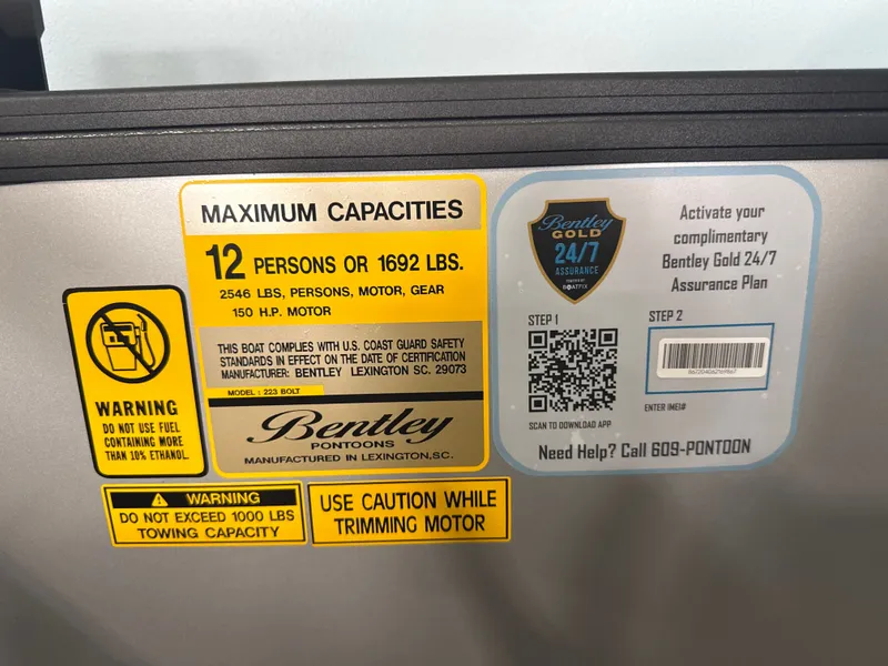 Slide: The Image of Bentley Pontoons 223 Bolt 2026 - 25