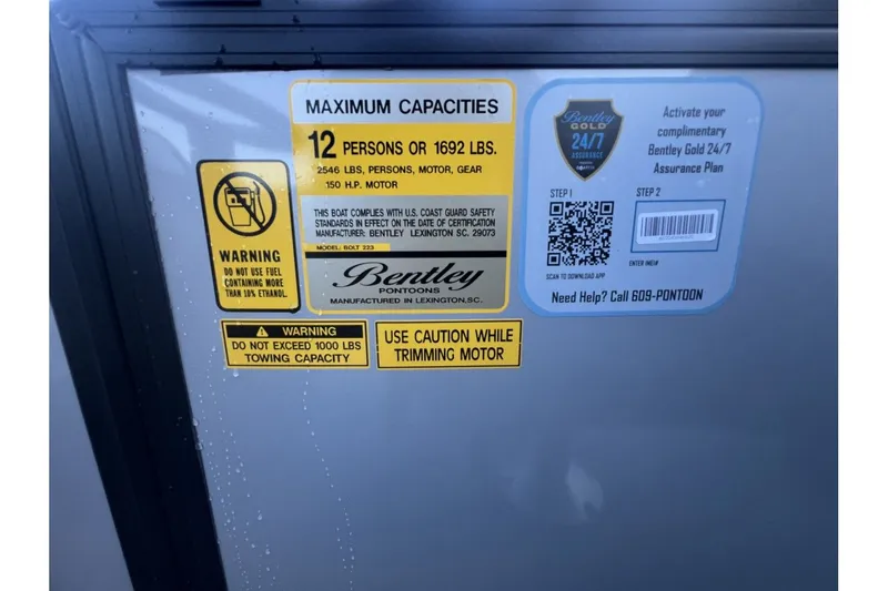 Slide: The Image of Bentley Pontoons 223 Bolt 2026 - 6