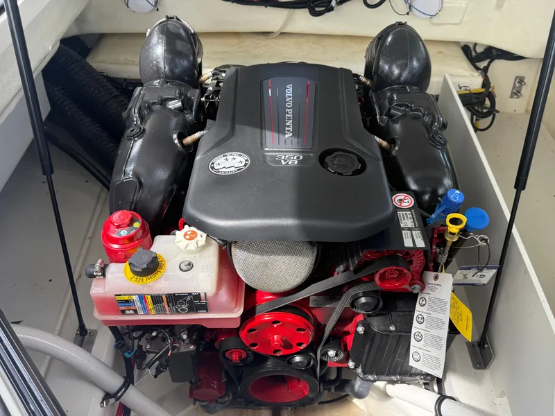 Slide: The Image of Volvo Penta V8 engine in 2025 Cobalt R4 boat. - 16