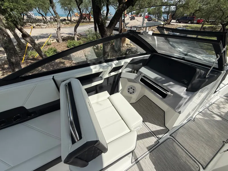 Slide: The Image of Interior of 2025 Cobalt R4 with luxurious seating and modern design. - 5