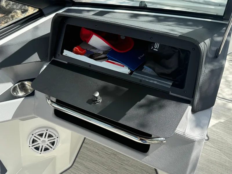 Slide: The Image of Interior of 2025 Cobalt R4 with open storage compartment. - 6