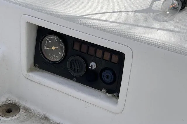 Slide: The Image of Yanmar diesel engine model 3GMF, 20 HP, 3400 RPM, on a 1984 Pearson 34. - 18