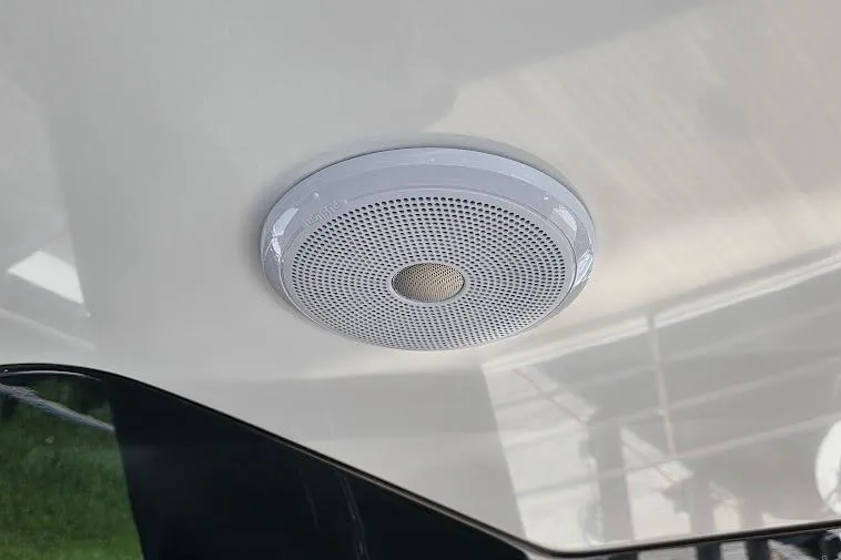 Slide: The Image of Ceiling speaker on 2024 Sirena 58 Flybridge MY yacht, showcasing modern audio design. - 22