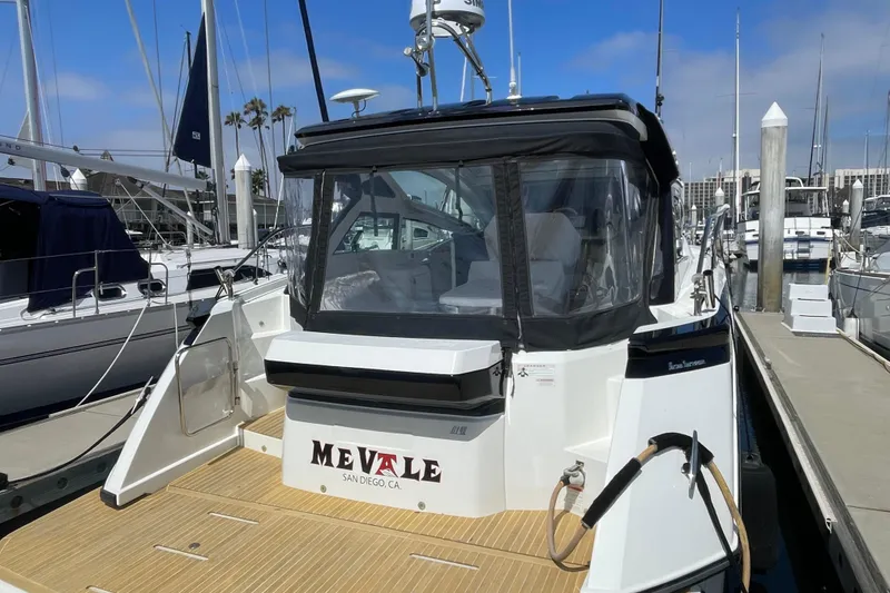 The Image of 2018 Beneteau Gran Turismo 40 yacht docked in San Diego marina. - 0