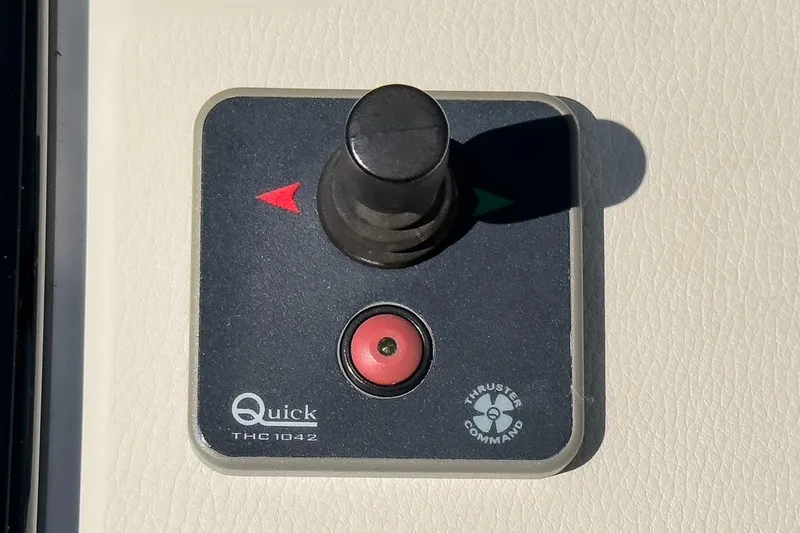 Slide: The Image of Joystick control panel on a 2018 Beneteau Gran Turismo 40 boat. - 16