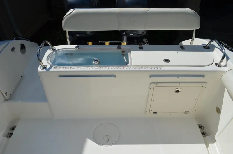 Slide: The Image of Interior view of a 2008 Century 2600 Center Console boat. - 15