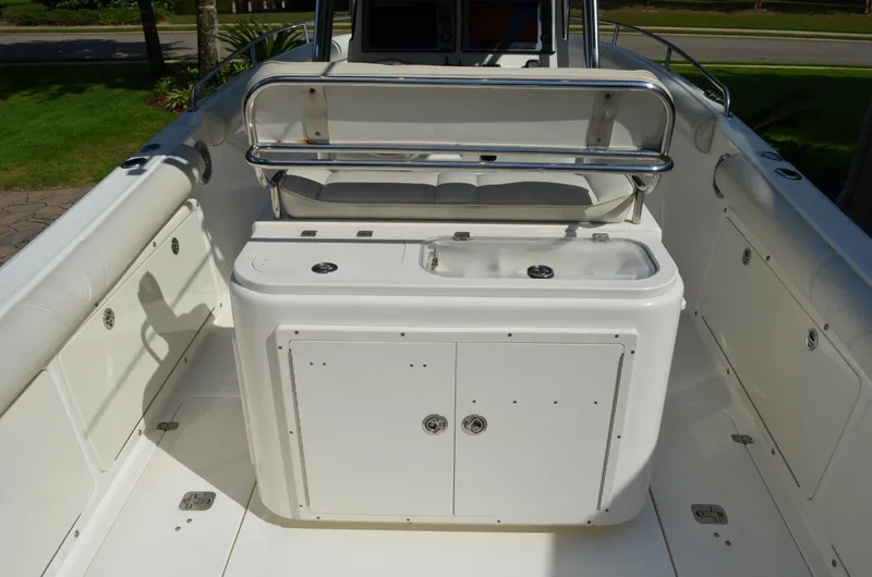 Slide: The Image of Interior view of a 2008 Century 2600 Center Console boat. - 16