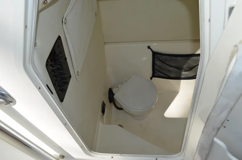Slide: The Image of Interior of a 2008 Century 2600 Center Console with toilet. - 41