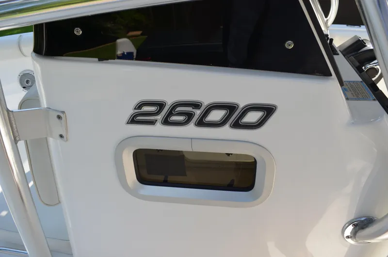 Slide: The Image of Century 2600 Center Console boat, 2008 model, detail view. - 49