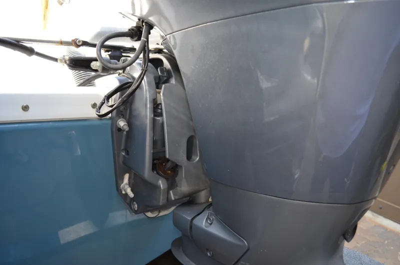 Slide: The Image of Outboard motor of a 2008 Century 2600 Center Console boat. - 7