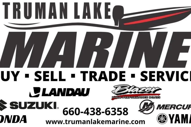 Slide: The Image of Truman Lake Marine advertisement featuring boat brands and services, including Bass Cat Lynx STS 2026. - 11