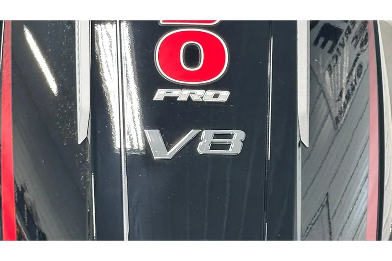 Slide: The Image of Close-up of Bass Cat Lynx STS 2026 V8 Pro engine detail. - 14