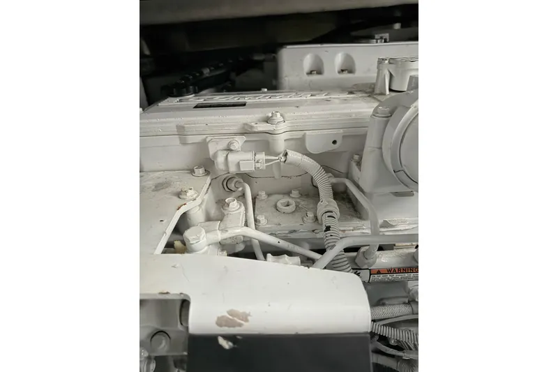 Slide: The Image of Engine compartment of a 2007 Sea Ray 44 Sedan Bridge yacht. - 64