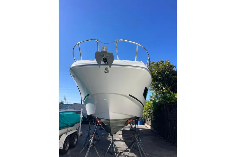 Slide: The Image of Interior of 2023 Beneteau Gran Turismo 32 yacht, featuring cozy seating and elegant design. - 5