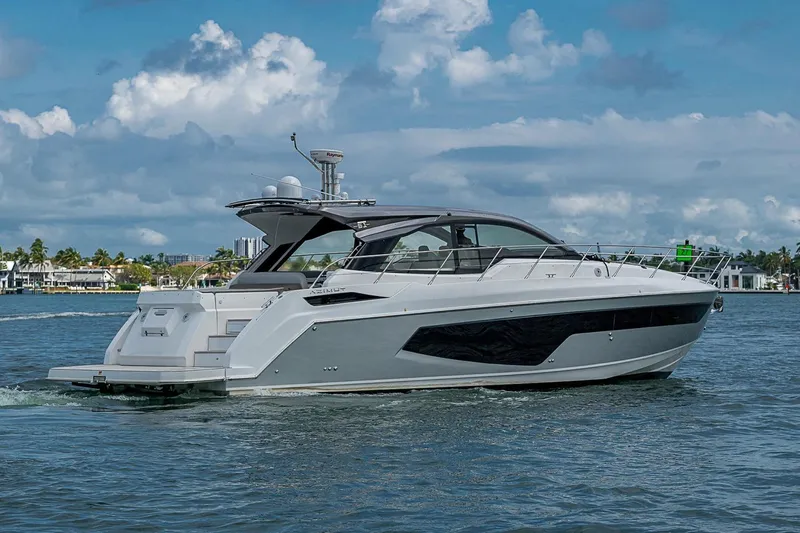 The Image of Luxury 2019 Azimut Atlantis 51 yacht cruising on a sunny day. - 0