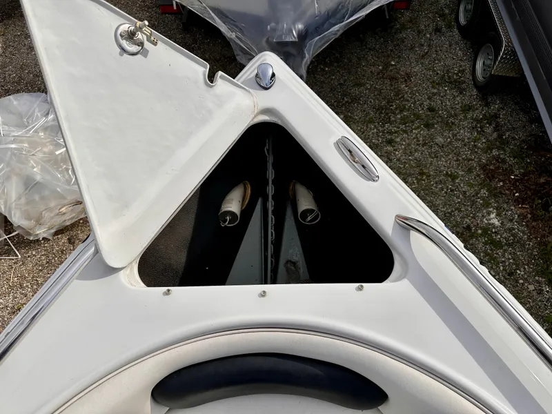 Slide: The Image of Anchor compartment of a 2005 Crownline 270 BR boat. - 33