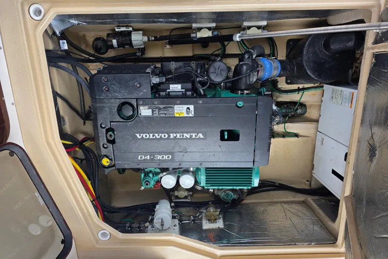 Slide: The Image of Volvo Penta D4-300 engine in 2020 Ranger Tugs R-31 CB boat. - 42