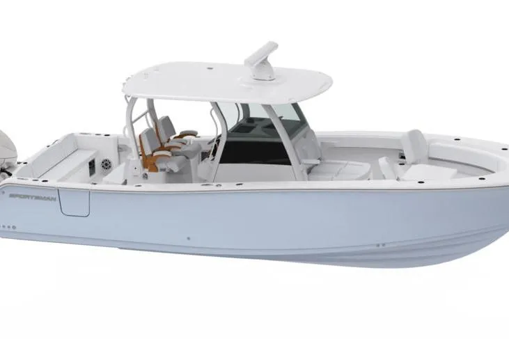 The Image of 2026 Sportsman Heritage 261 Center Console boat, sleek design, white exterior, spacious seating. - 1