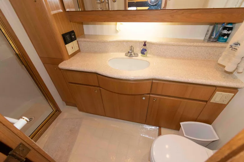 Slide: The Image of 1999 West Bay 58 Sonship Pilothouse MY with Novurania tender on deck. - 38