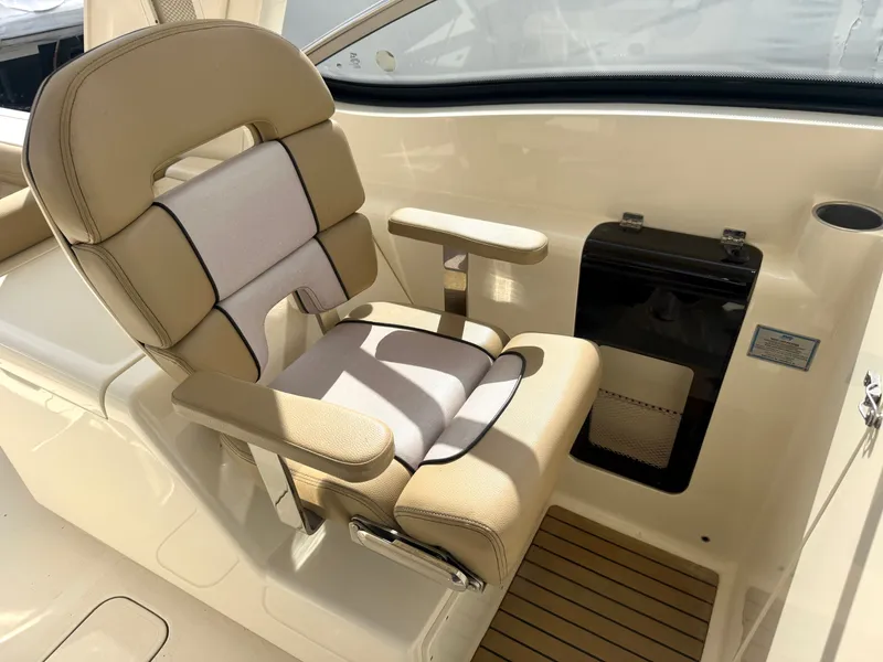 Slide: The Image of Beige seat on a 2015 Scout 275 Dorado boat. - 21