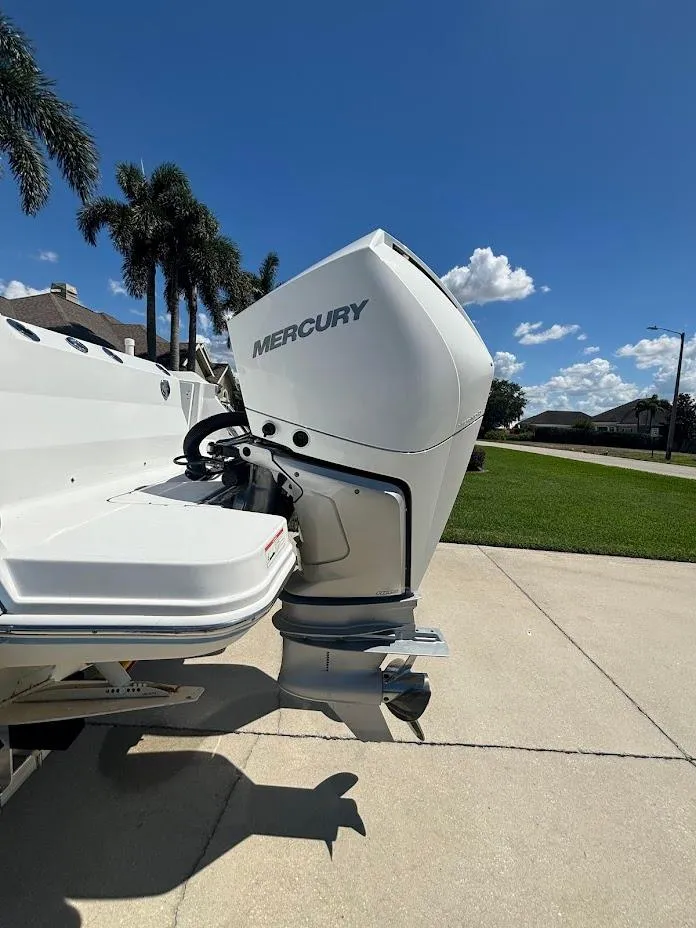 Slide: The Image of 2021 Blackfin 272 DC boat with Mercury outboard motor. - 22