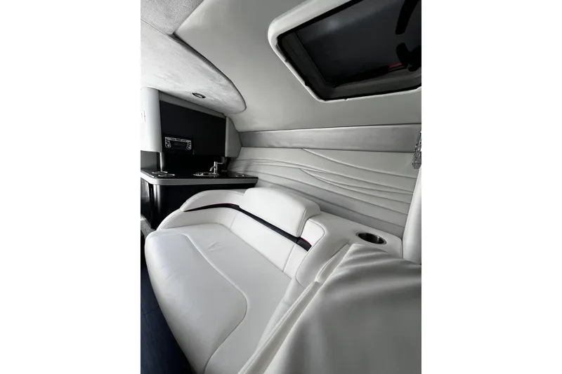 Slide: The Image of Luxurious interior of 2017 Formula 292 FASTech boat with white seating and sleek design. - 19