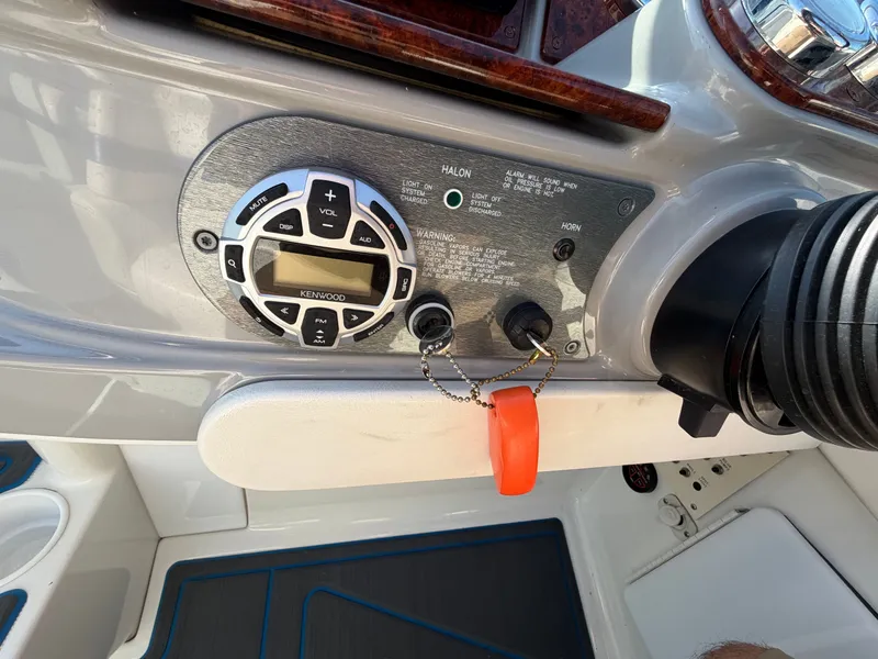 Slide: The Image of Control panel of a 2002 Formula 330 Sun Sport boat. - 21