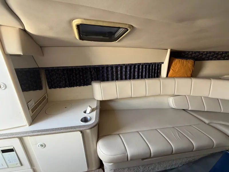 Slide: The Image of Interior of 2002 Formula 330 Sun Sport with leather sofa. - 32