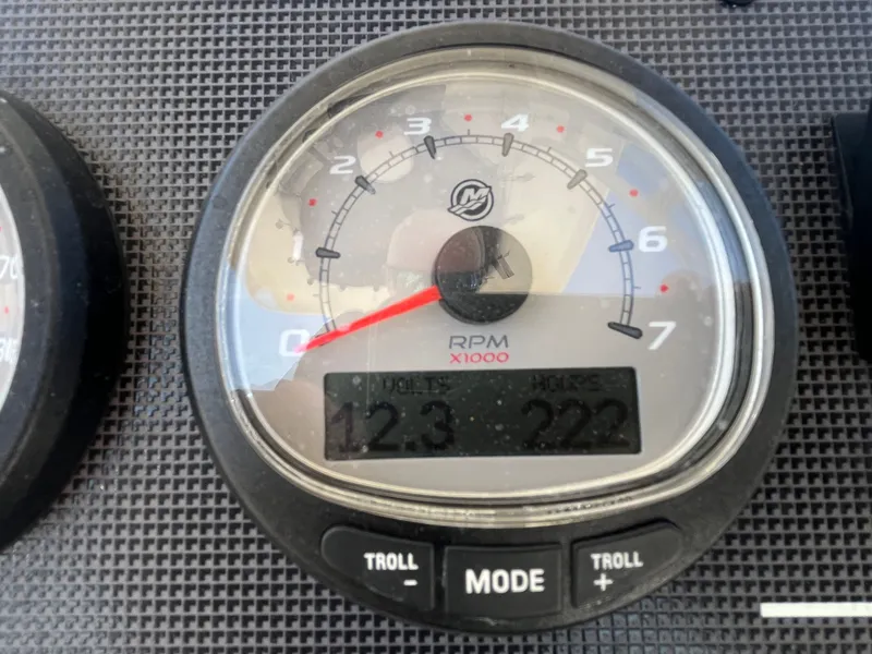 Slide: The Image of Tachometer of a 2021 Boston Whaler 210 Montauk boat. - 7