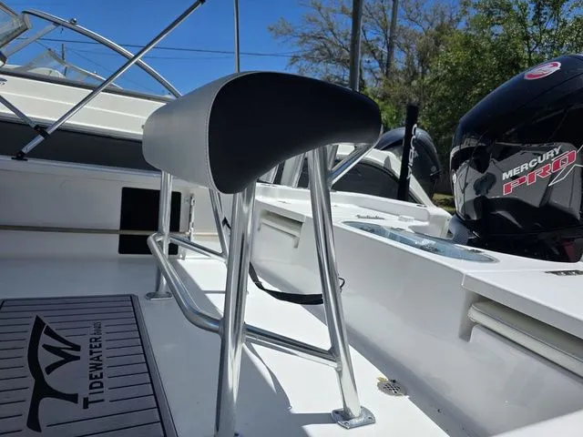 Slide: The Image of 2024 Tidewater 1910 Bay Max boat with Mercury Pro engine. - 11