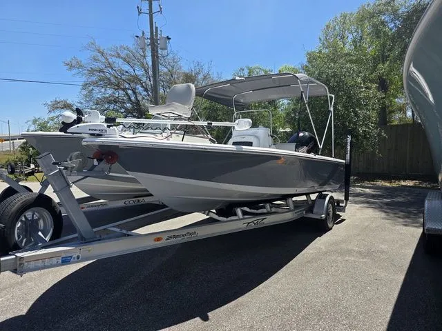 Slide: The Image of 2024 Tidewater 1910 Bay Max boat on trailer outdoors. - 7