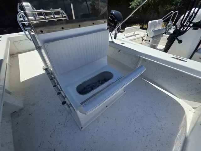Slide: The Image of 2023 C-Hawk 25 Center Console with seating and storage. - 23