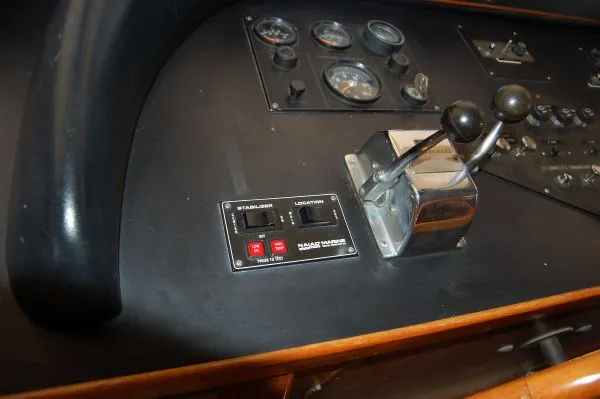Slide: The Image of Control panel of a 1982 Kong & Halvorsen Island Gypsy boat. - 39