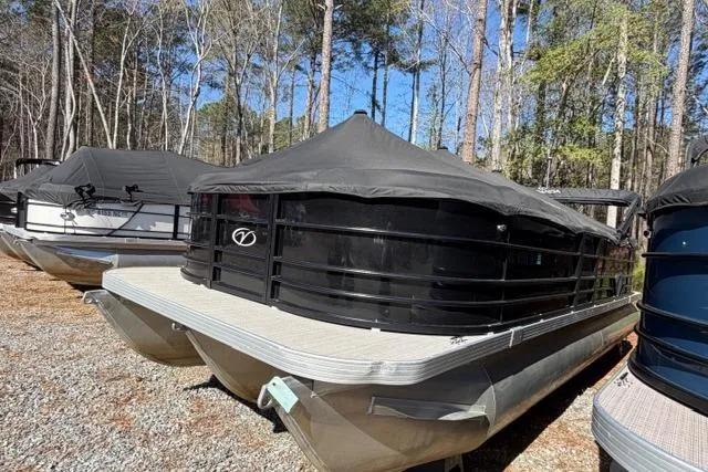 The Image of 2023 Veranda Vista View 22RC pontoon boat parked in forest. - 0