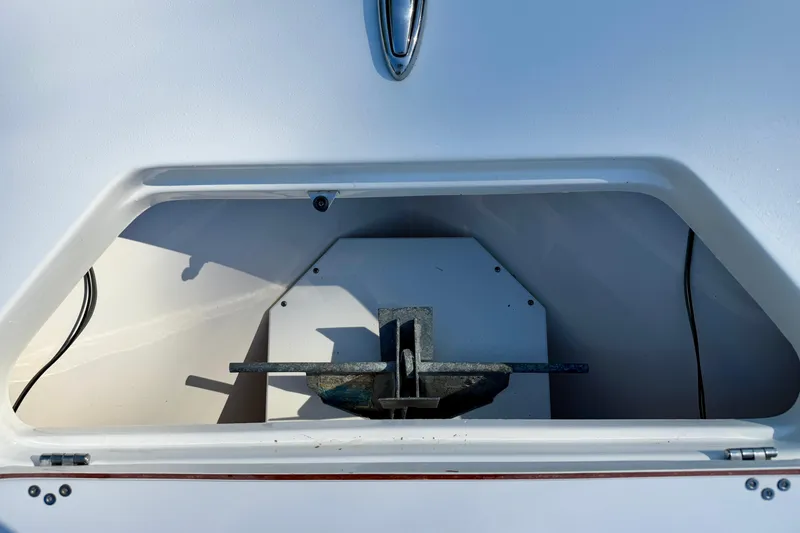 Slide: The Image of Anchor storage compartment on a 2018 Sea Pro 219 Center Console boat. - 33
