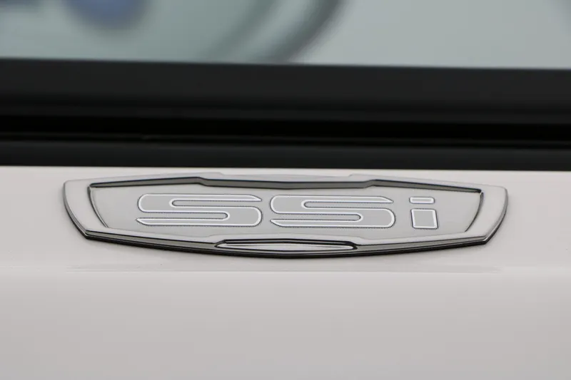 Slide: The Image of Close-up of 2026 Chaparral 21 SSi emblem on white background. - 12