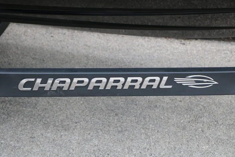 Slide: The Image of Chaparral 21 SSi 2026 logo on gray background. - 15