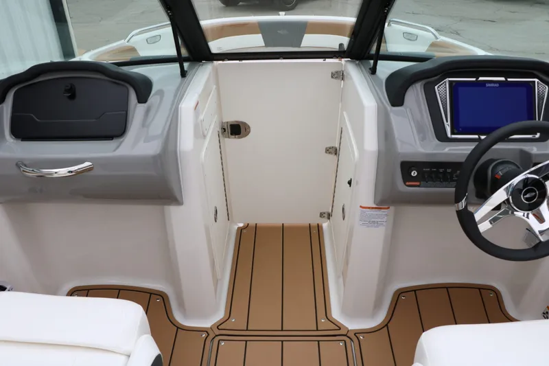 Slide: The Image of Interior of 2026 Chaparral 21 SSi with modern dashboard. - 33