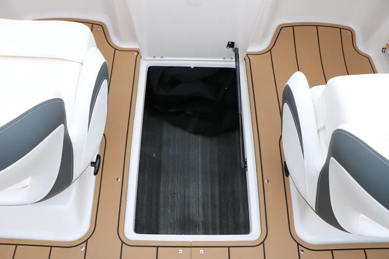 Slide: The Image of Interior of 2026 Chaparral 21 SSi featuring storage compartment. - 39