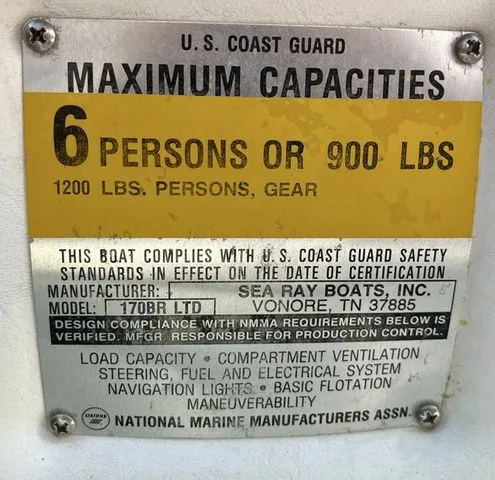 Slide: The Image of Sea Ray 170 BRLTD 1993 - 8